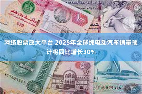 网络股票放大平台 2025年全球纯电动汽车销量预计将同比增长30%